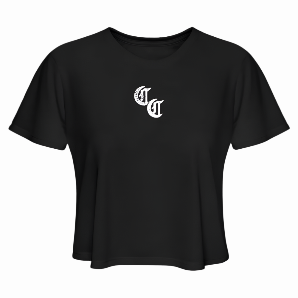 CC Women's Cropped T-Shirt - black