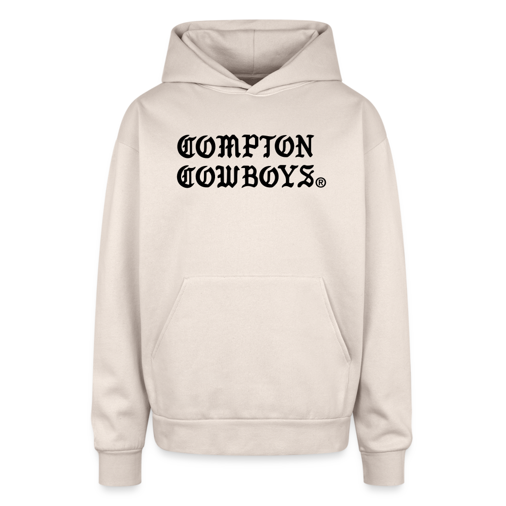 Compton Cowboys Oversized Hooded Sweatshirt - Sand