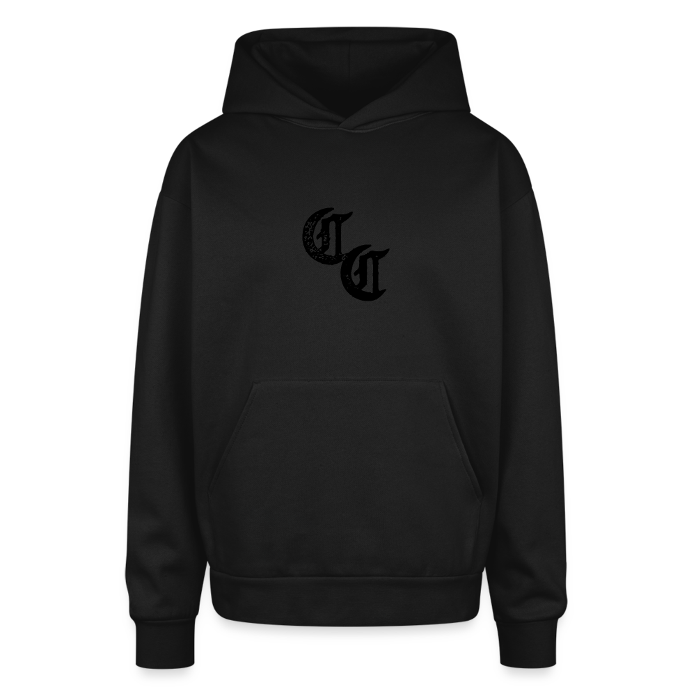 CC Oversized Hooded Sweatshirt - black