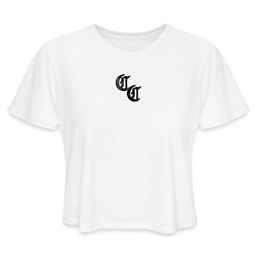 CC Women's Cropped T-Shirt - white