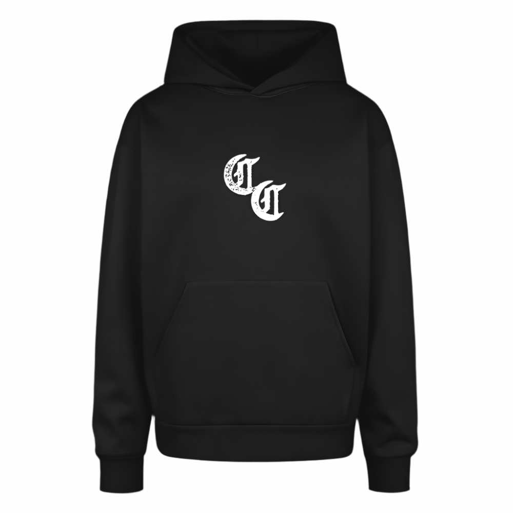 CC Oversized Hooded Sweatshirt - black