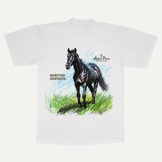 Compton Cowboys X Alma's "Homemade tee"