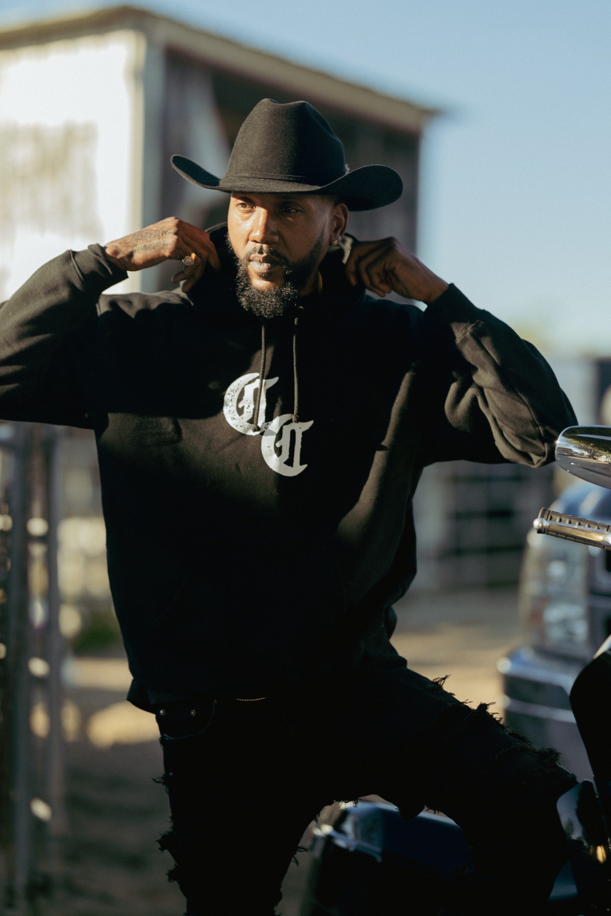 CC Oversized Hooded Sweatshirt