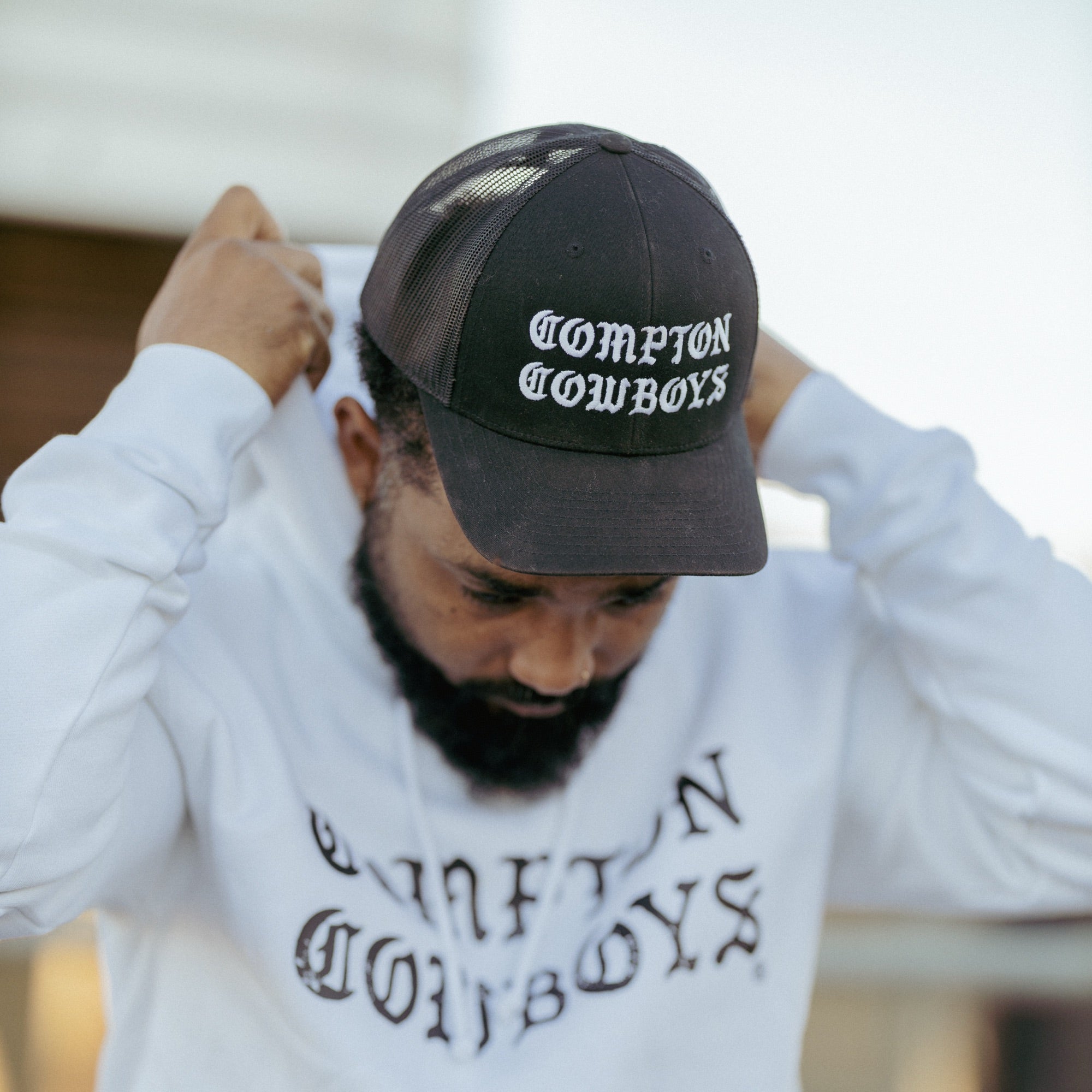 GANG Compton Cowboys Trucker Snapback - Black