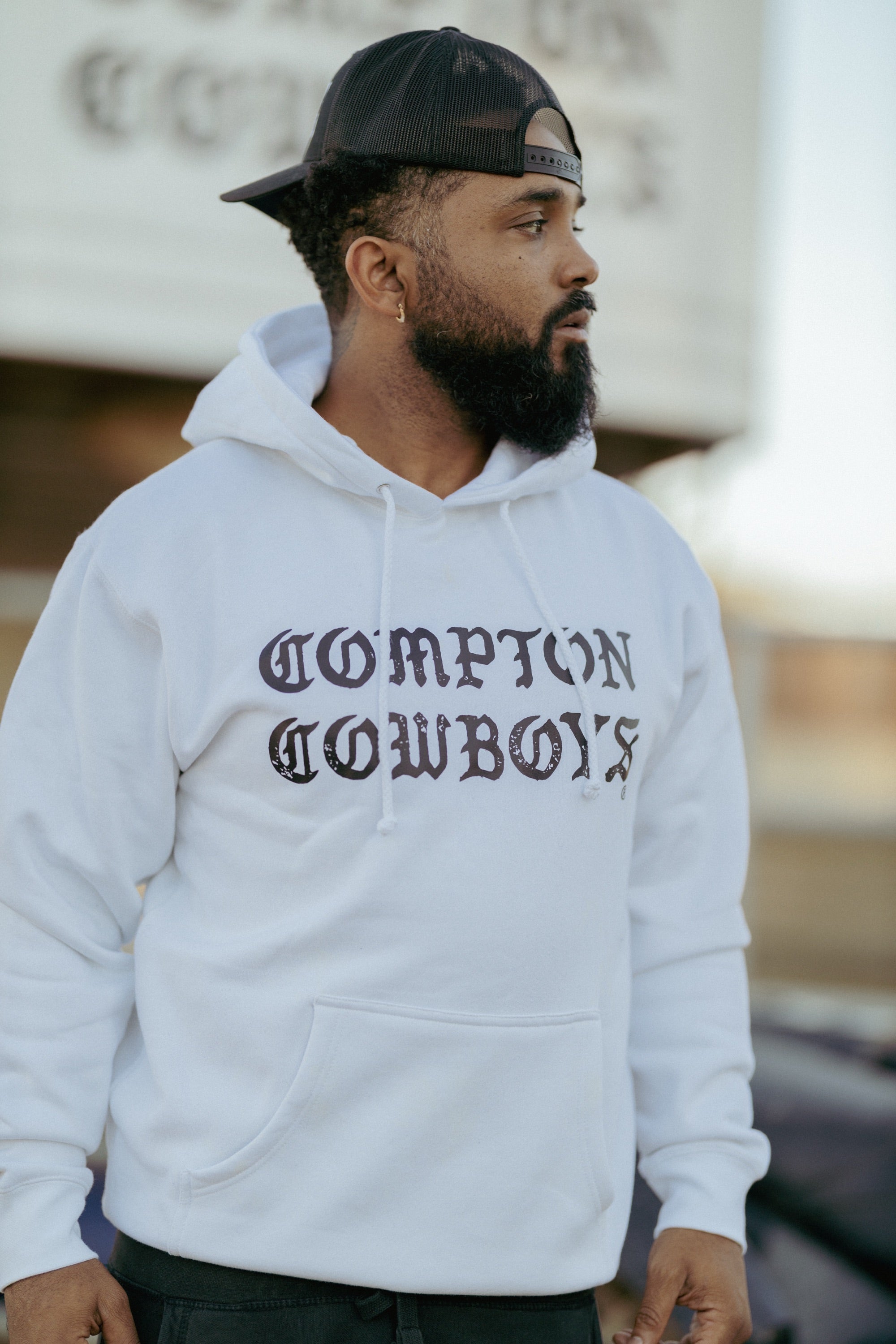 GANG Compton Cowboys Trucker Snapback - Black